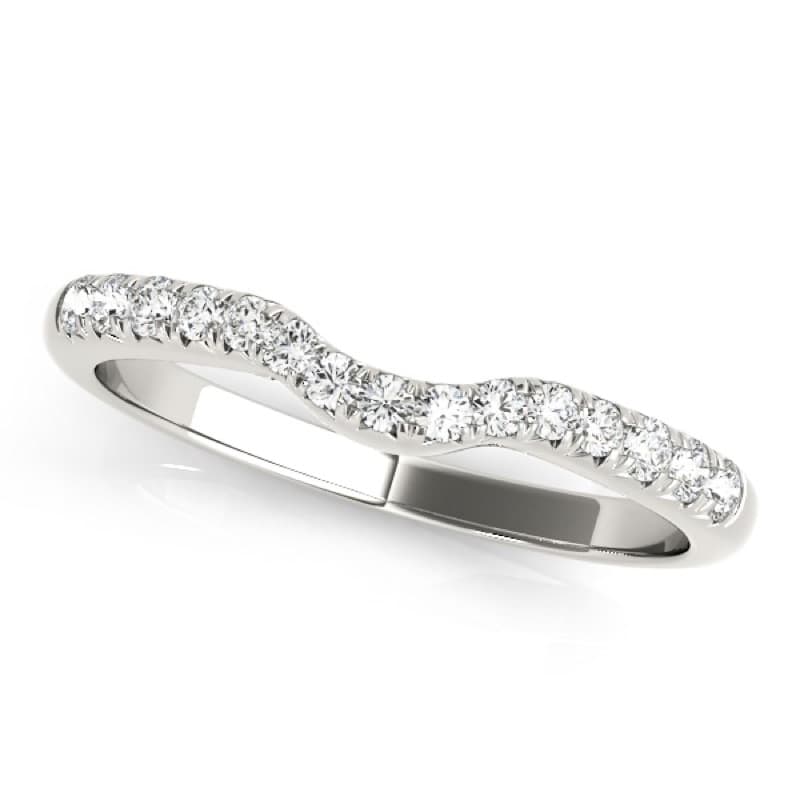 Alianza Boda, Oro Blanco 14K