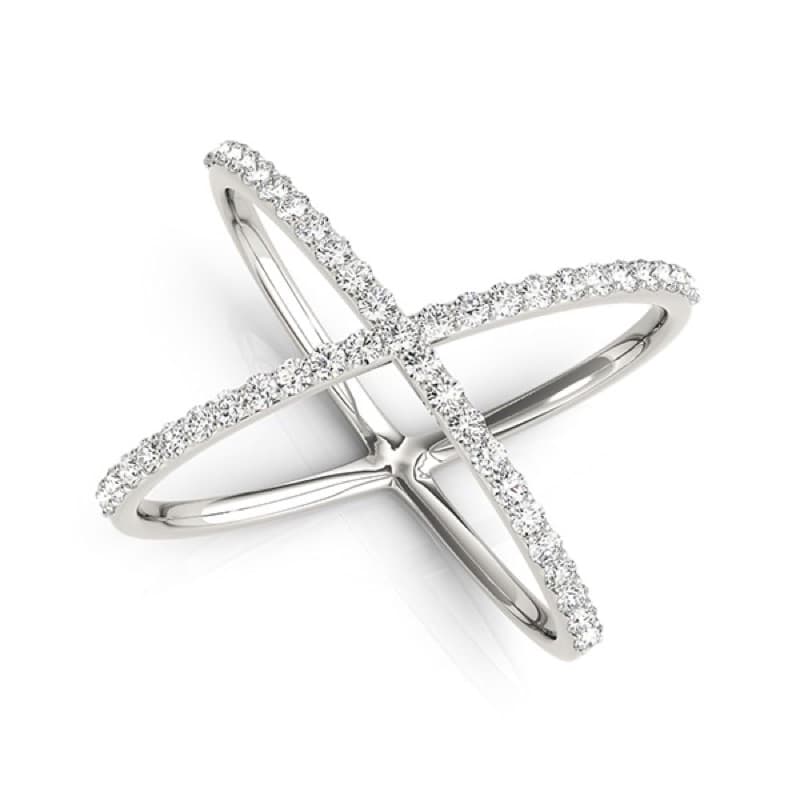 Diamond Ring, 14K White Gold
