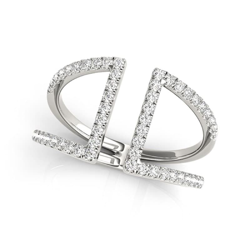 Diamond Ring, 14K White Gold