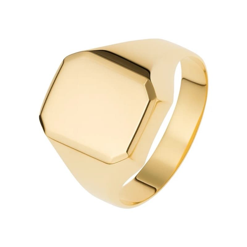 Anillo Sello, Oro Amarillo 14K