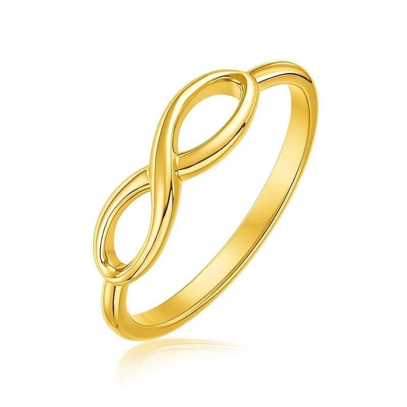 Infinity Ring, 14K Yellow Gold
