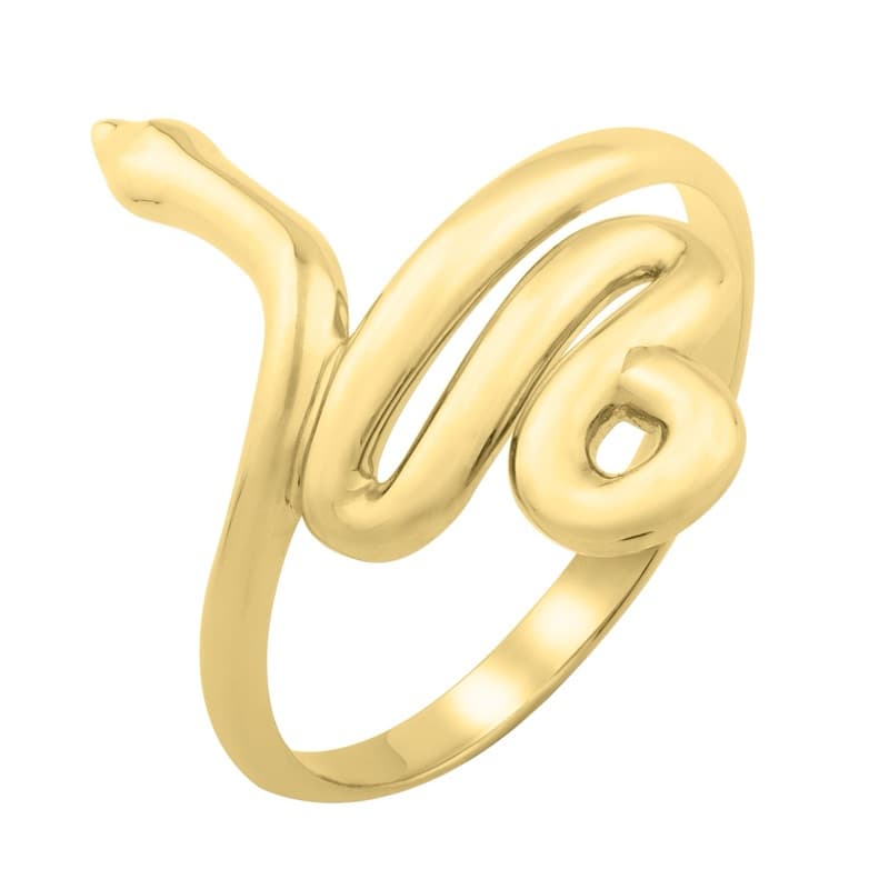 Anillo Serpiente, Oro Amarillo 14K