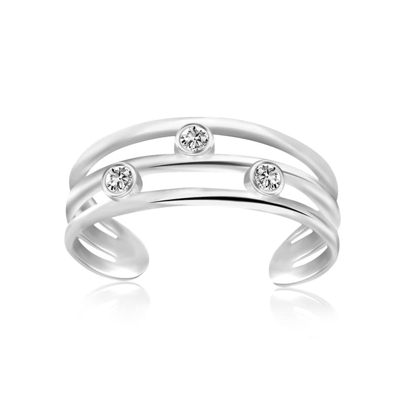 Toe Ring, Sterling Silver