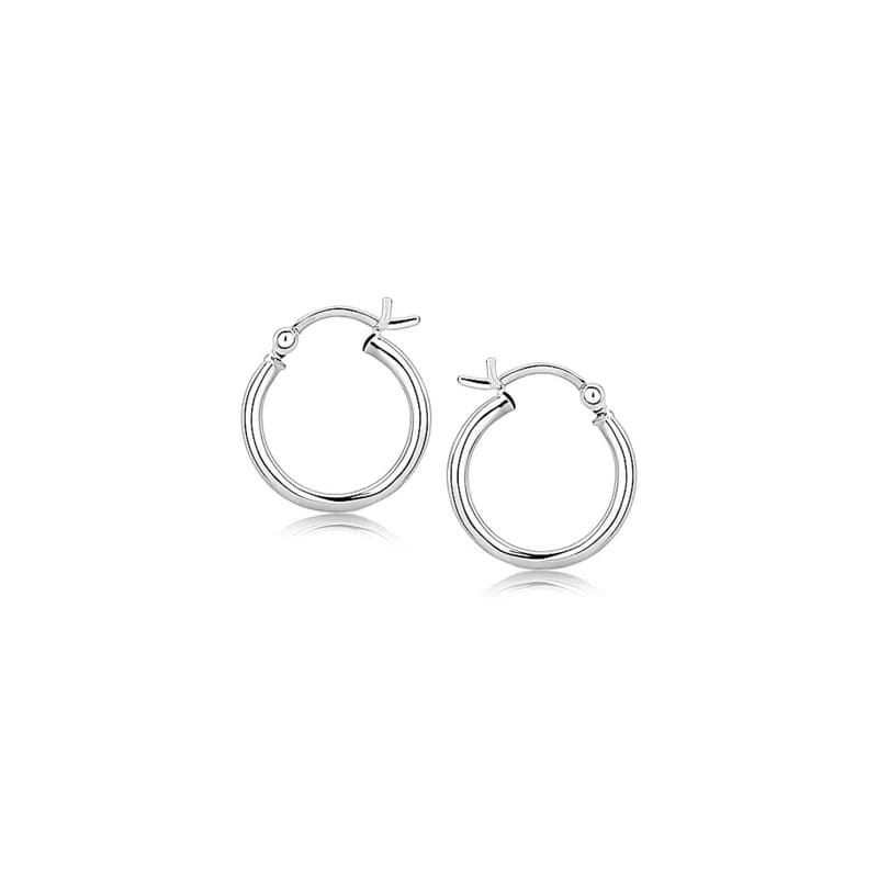 Hoop Earrings, Sterling Silver