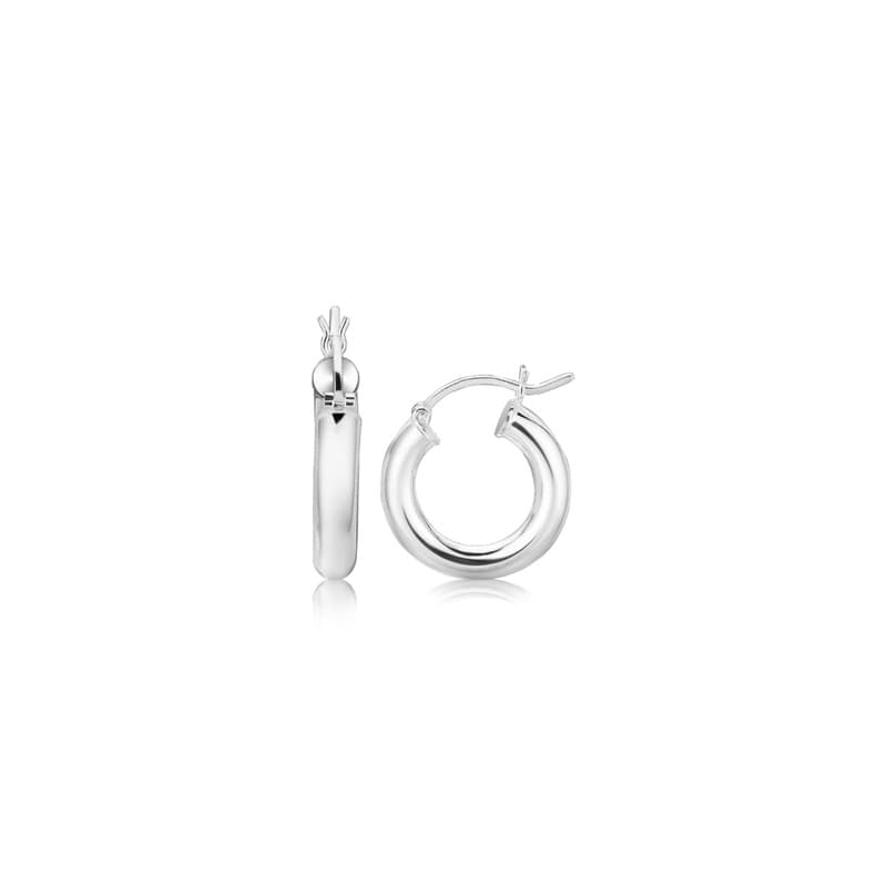 Hoop Earrings, Sterling Silver