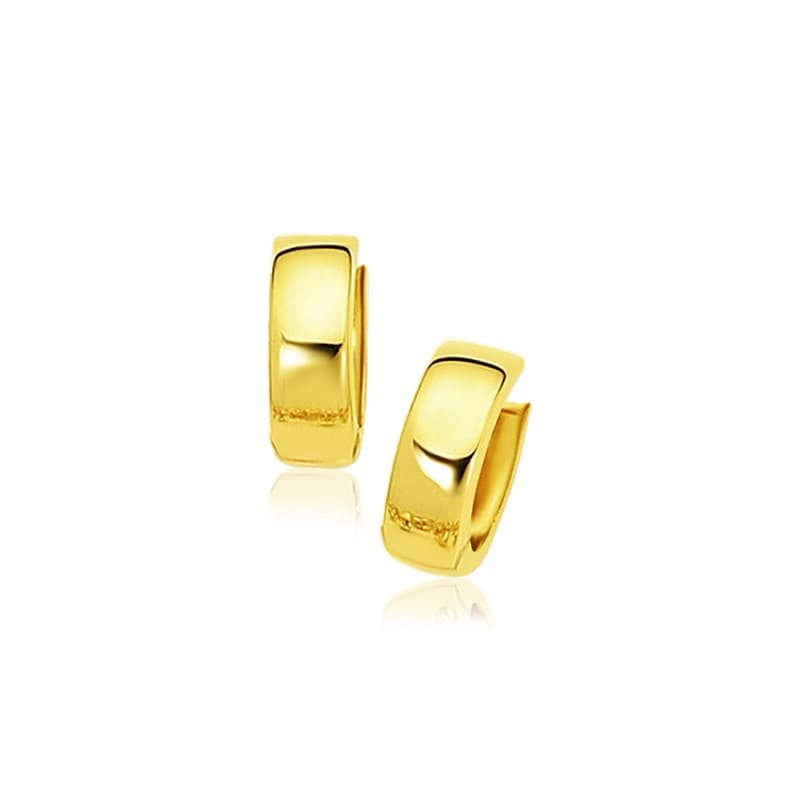 Hoop Earrings, 10K Yellow Gold
