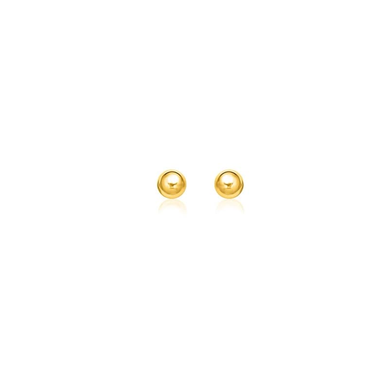 Stud Earrings, 10K Yellow Gold