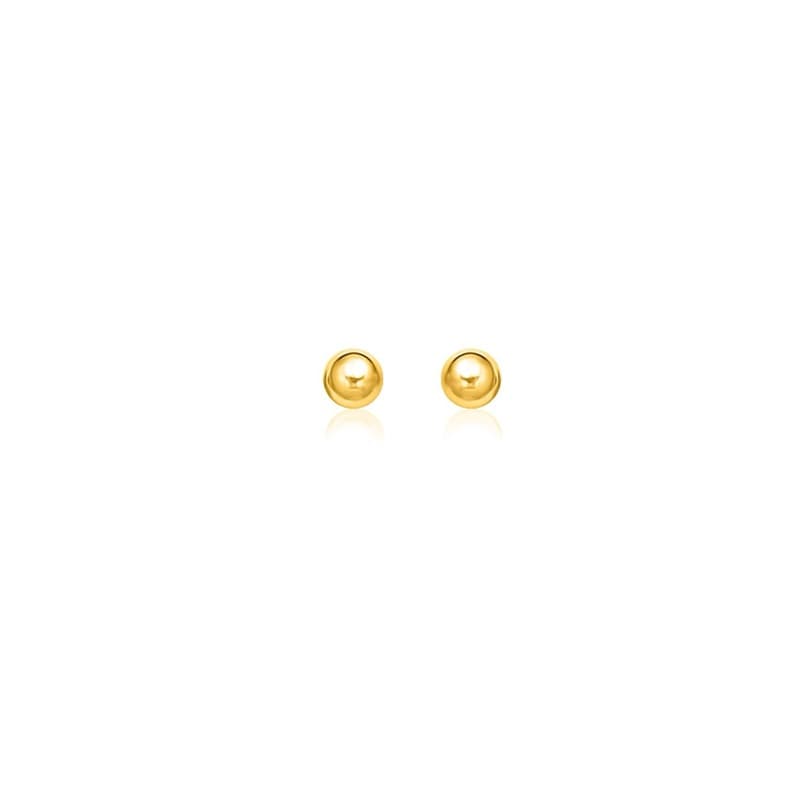 Stud Earrings, 10K Yellow Gold