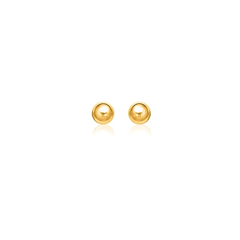 Stud Earrings, 10K Yellow Gold