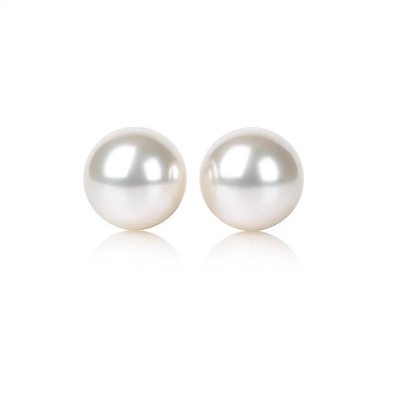 Aretes Perla, Oro Amarillo 14K