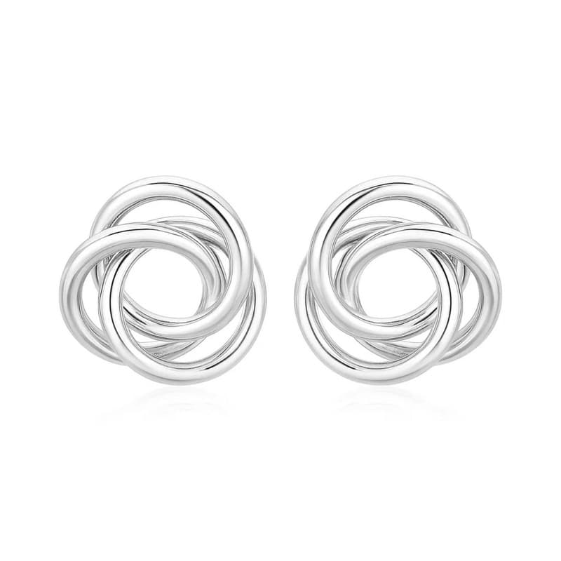 Fancy Earrings, Sterling Silver