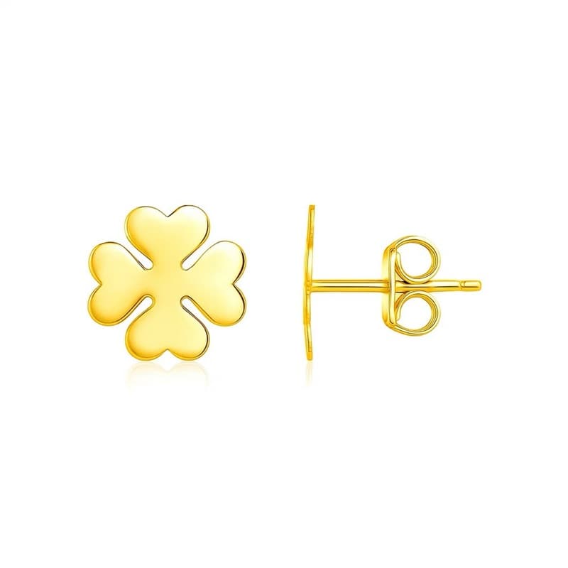 Fancy Earrings, 14K Yellow Gold