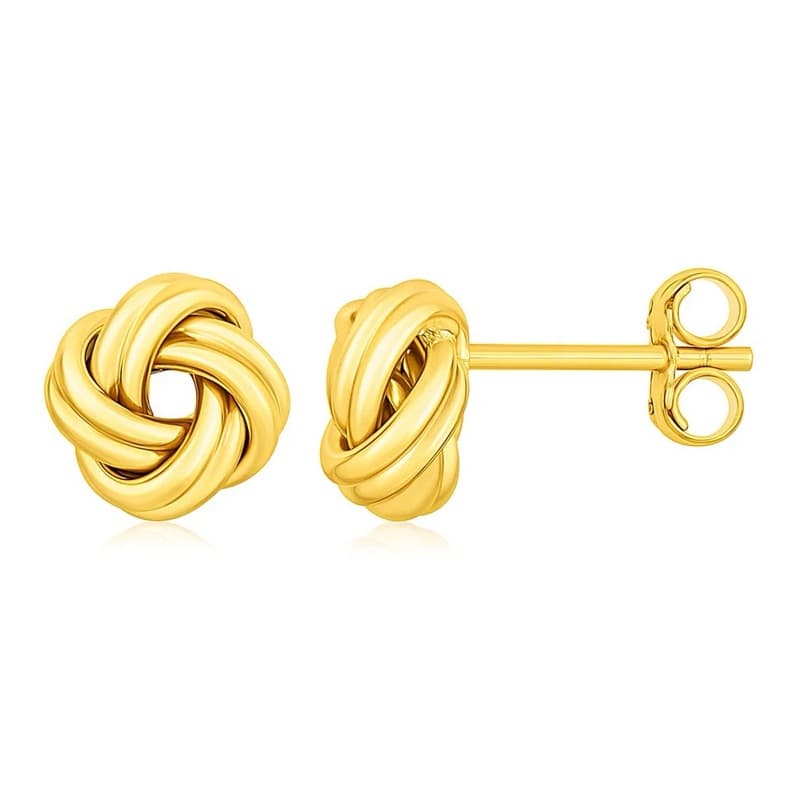 Fancy Earrings, 14K Yellow Gold