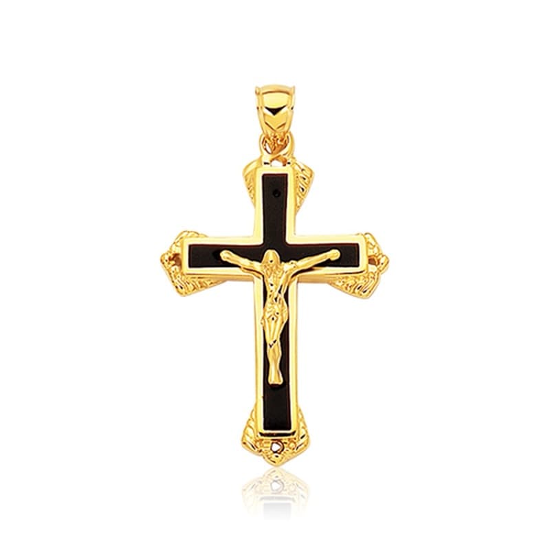 Cross Pendant, 14K Yellow Gold