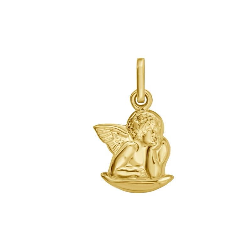 Angel Pendant, 14K Yellow Gold