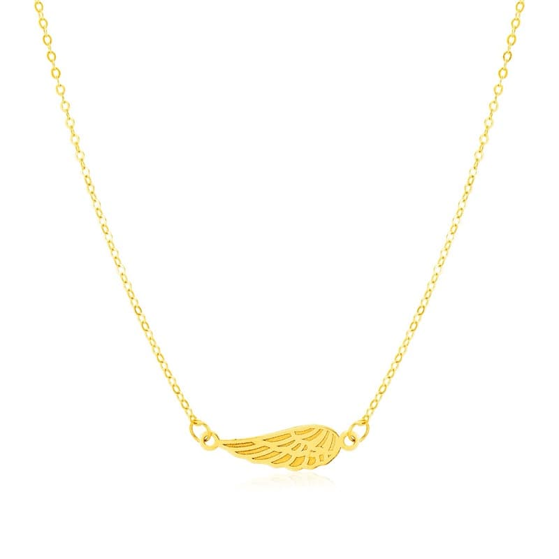 Collar Ángel, Oro Amarillo 14K