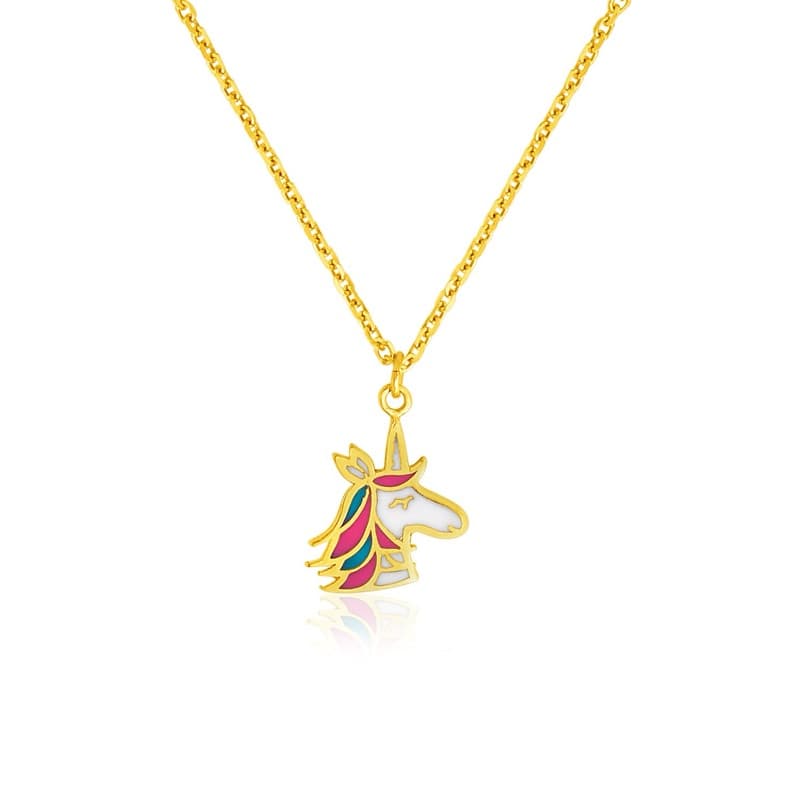 Collar Niña, Oro Amarillo 14K