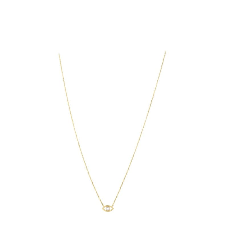 Collar Ojo Turco, Oro Amarillo 14K