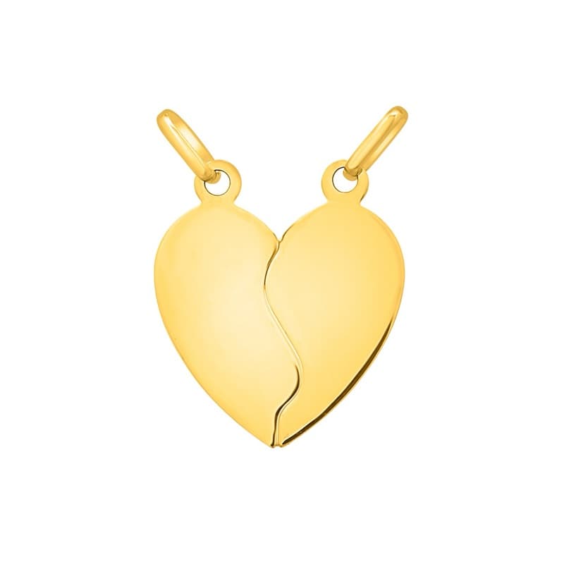 Heart Pendant, 14K Yellow Gold