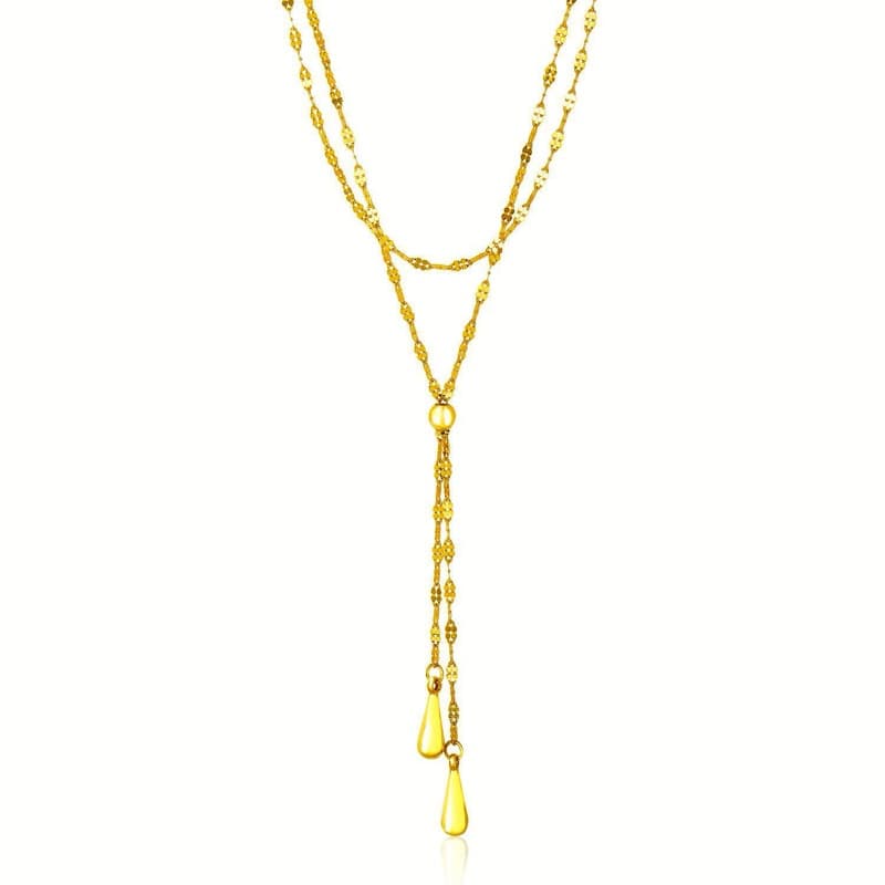 Collar Corazón, Oro Amarillo 14K