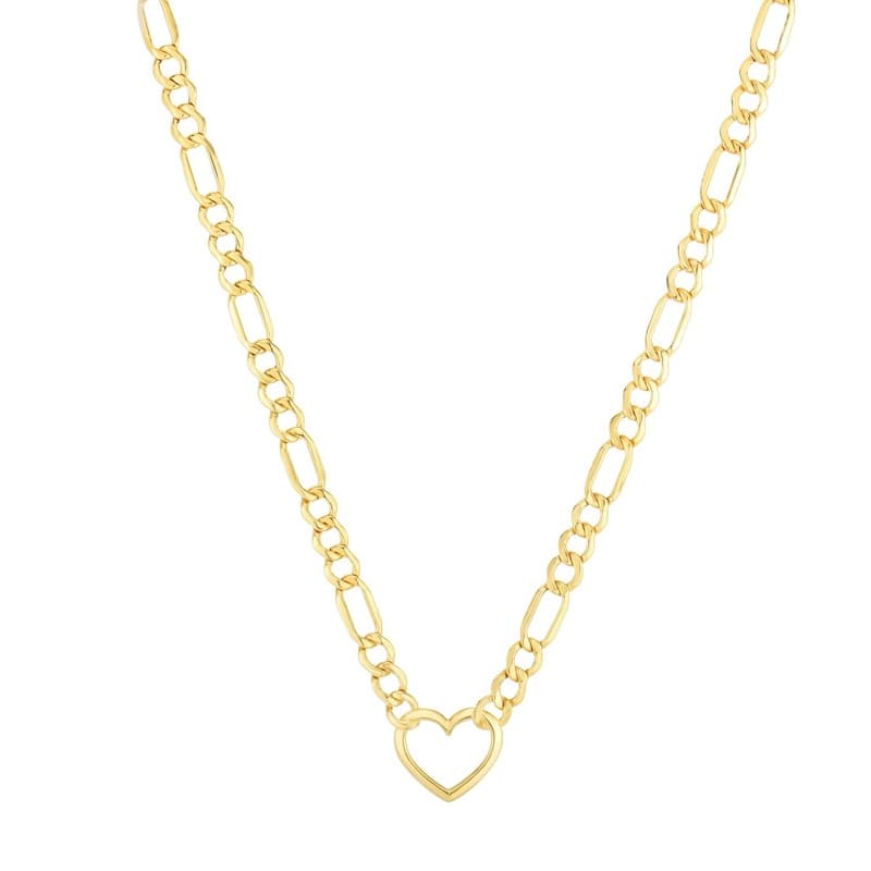 Collar Corazón, Oro Amarillo 10K