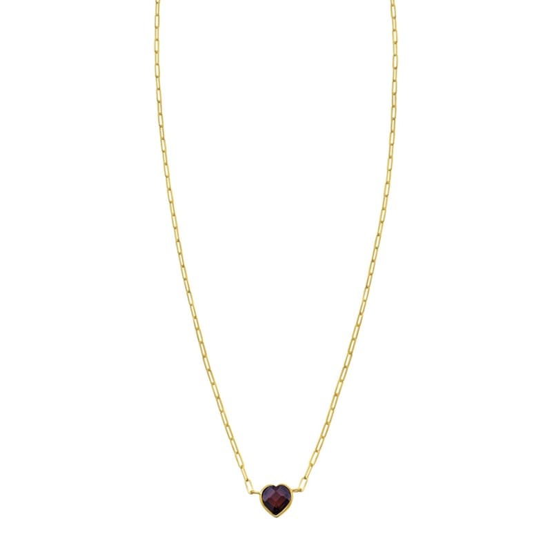 Heart Pendant Necklace, 14K Yellow Gold