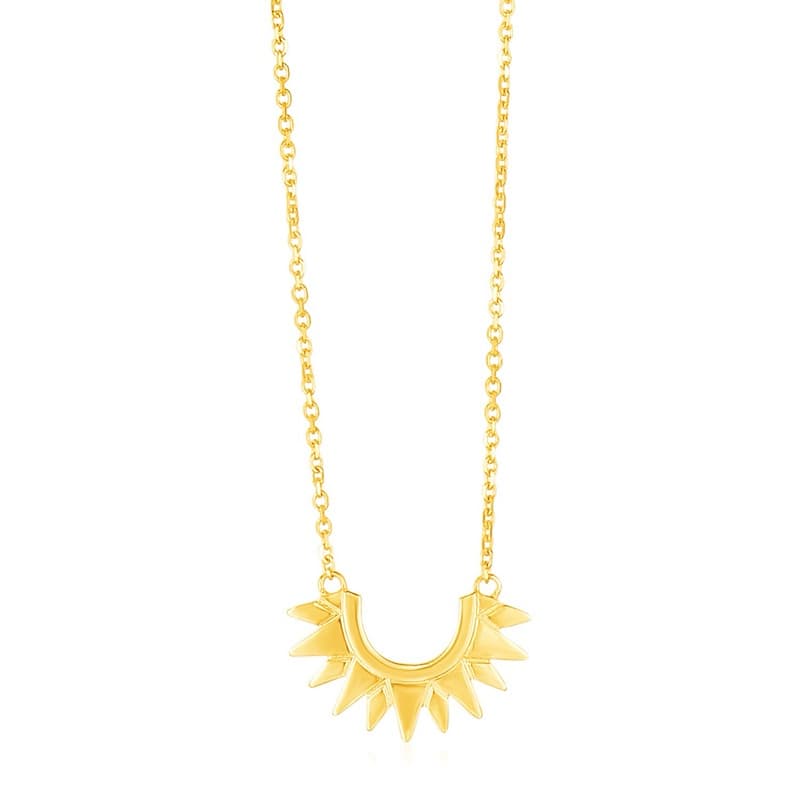 Collar Celeste, Oro Amarillo 14K