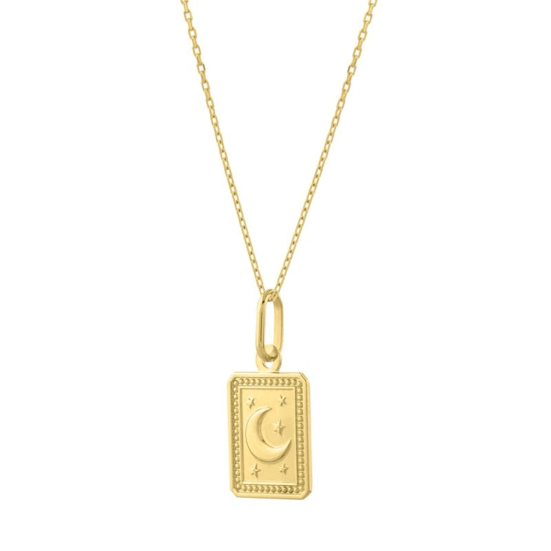 Collar Celeste, Oro Amarillo 14K