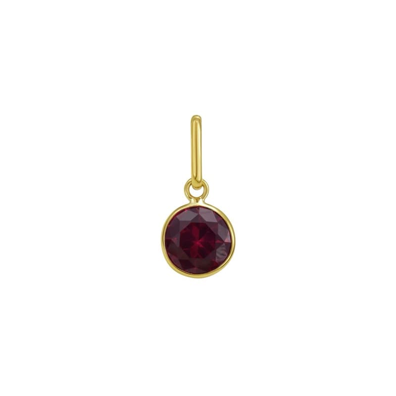Birthstone Pendant, 14K Yellow Gold