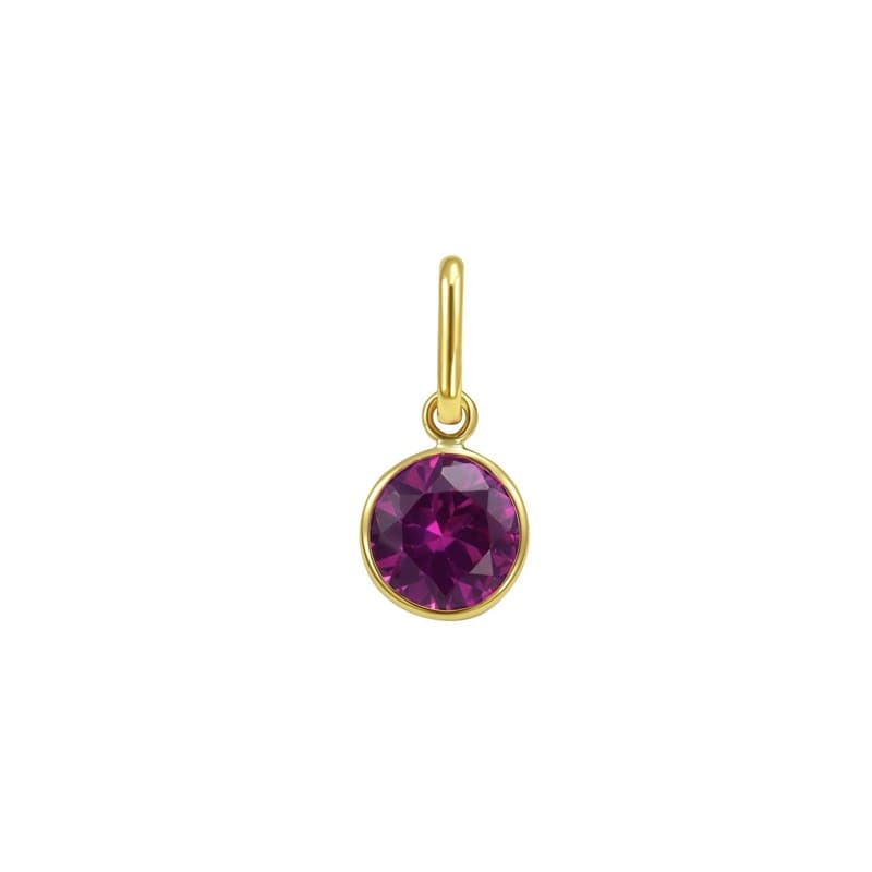 Dije Piedra Natalicia, Oro Amarillo 14K