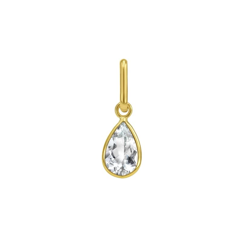 Birthstone Pendant, 14K Yellow Gold