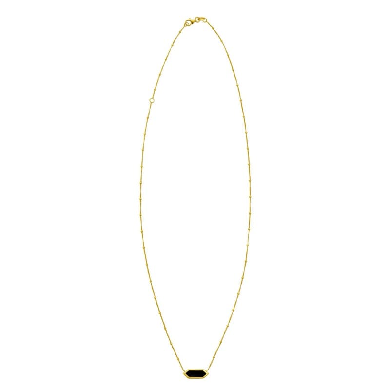 Collar Piedra Natalicia, Oro Amarillo 14K