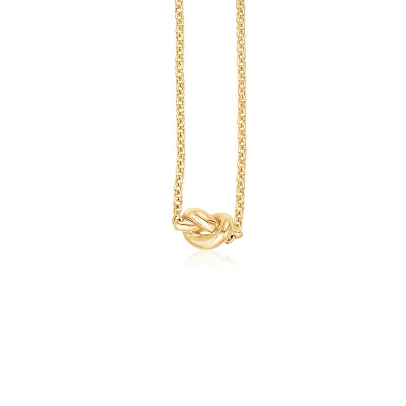 Symbol Pendant Necklace, 14K Yellow Gold