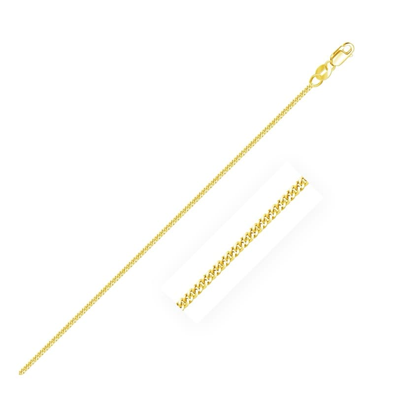 Curb Chain 1.40 mm, 10K Yellow Gold