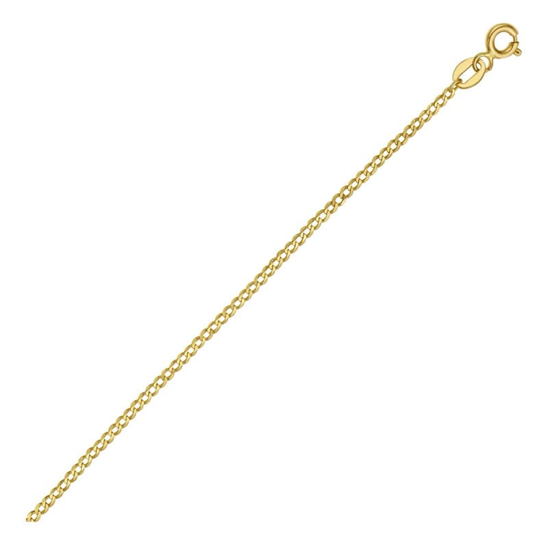 Curb Chain 2.60 mm, 14K Yellow Gold