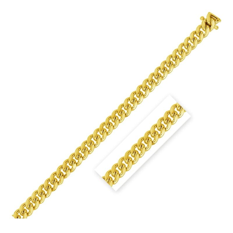 Miami Cuban Chain 4.0 mm, 14K Yellow Gold