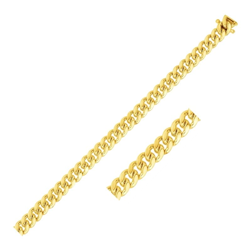 Miami Cuban Chain 6.10 mm, 14K Yellow Gold