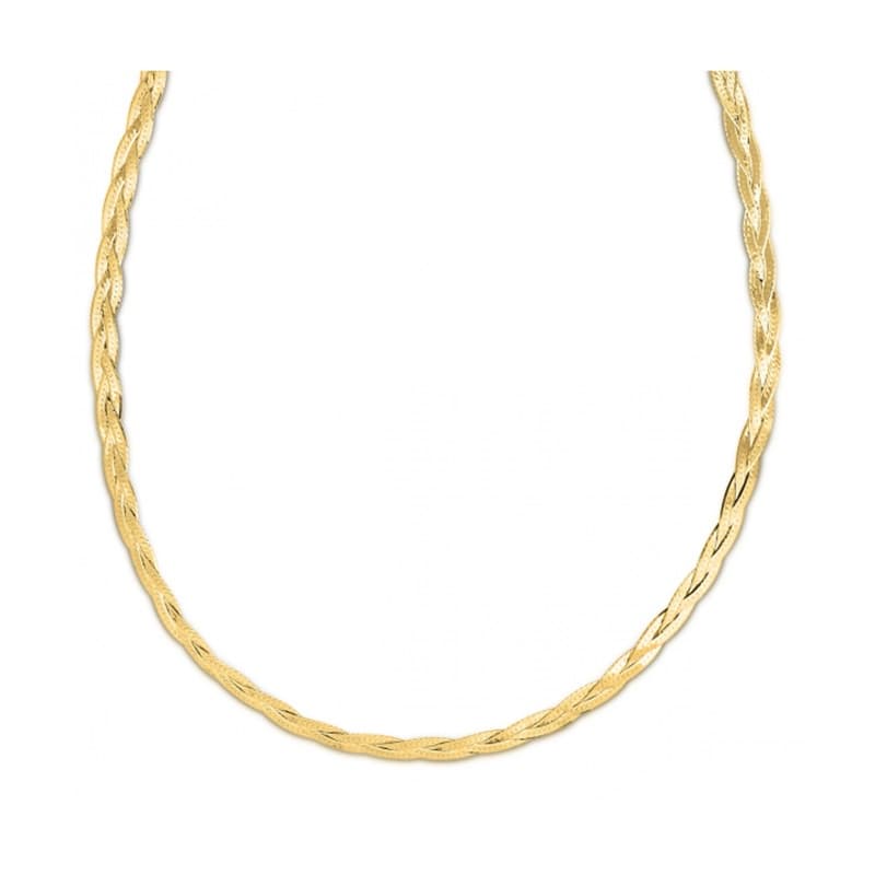 Herringbone Chain 3.20 mm, 14K Yellow Gold