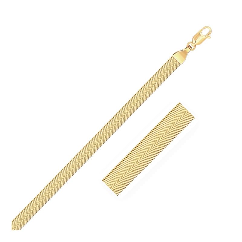 Herringbone Chain 3.80 mm, 10K Yellow Gold