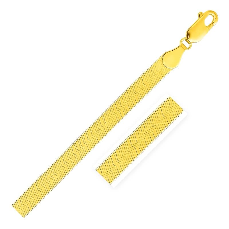 Cadena Herringbone 5.00 mm, Oro Amarillo 10K