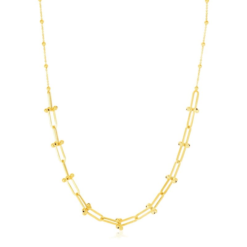 U-Link Chain, 14K Yellow Gold