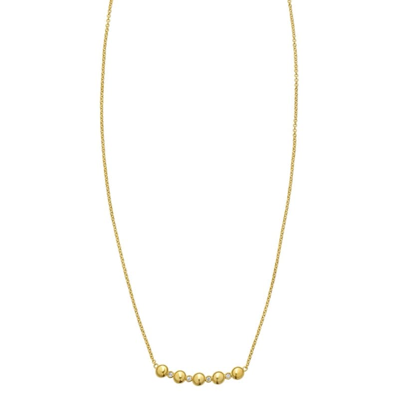 Cadena Soga Diamantada, Oro Amarillo 14K