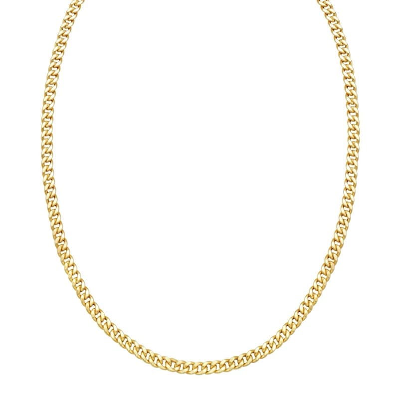 Miami Cuban Chain 4.50 mm, 14K Yellow Gold