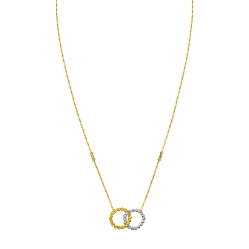 Collar, Oro Dos Tonos 14K
