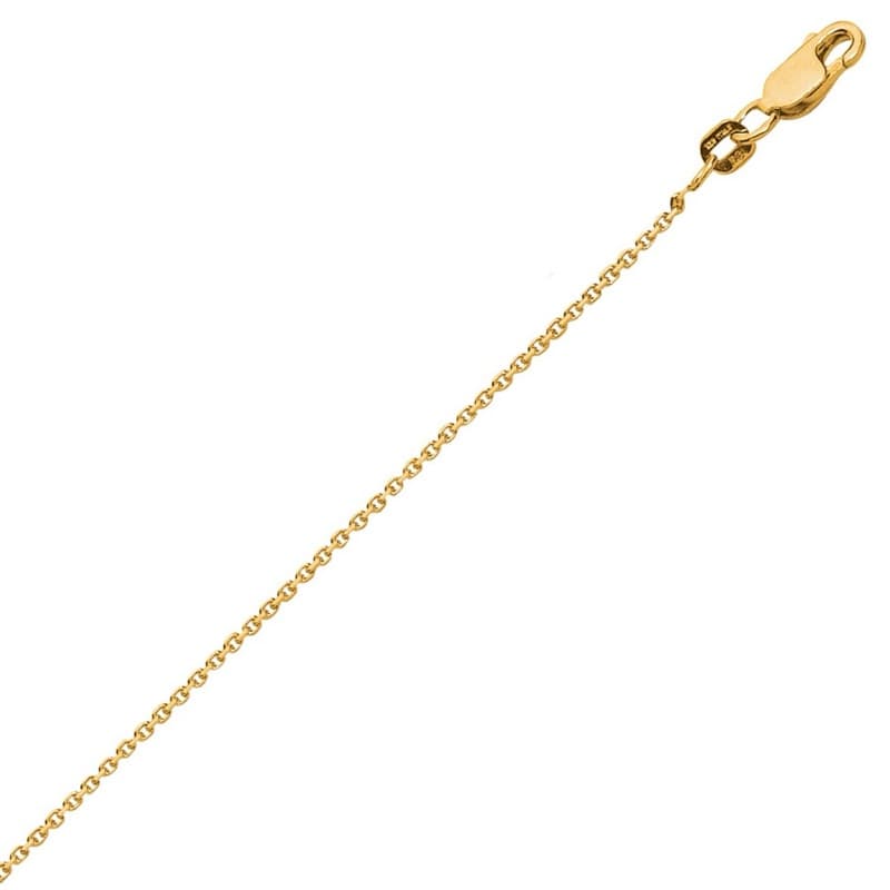 Cable Chain 1.40 mm, Gold-Plated Sterling Silver
