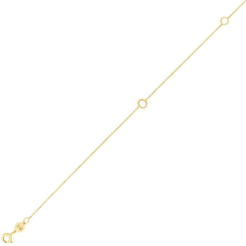 Esclava «O», Oro Amarillo 14K