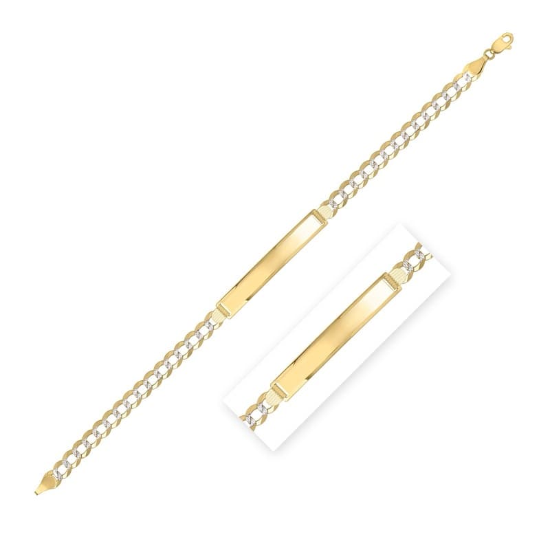 ID Bracelet, 14K Yellow Gold
