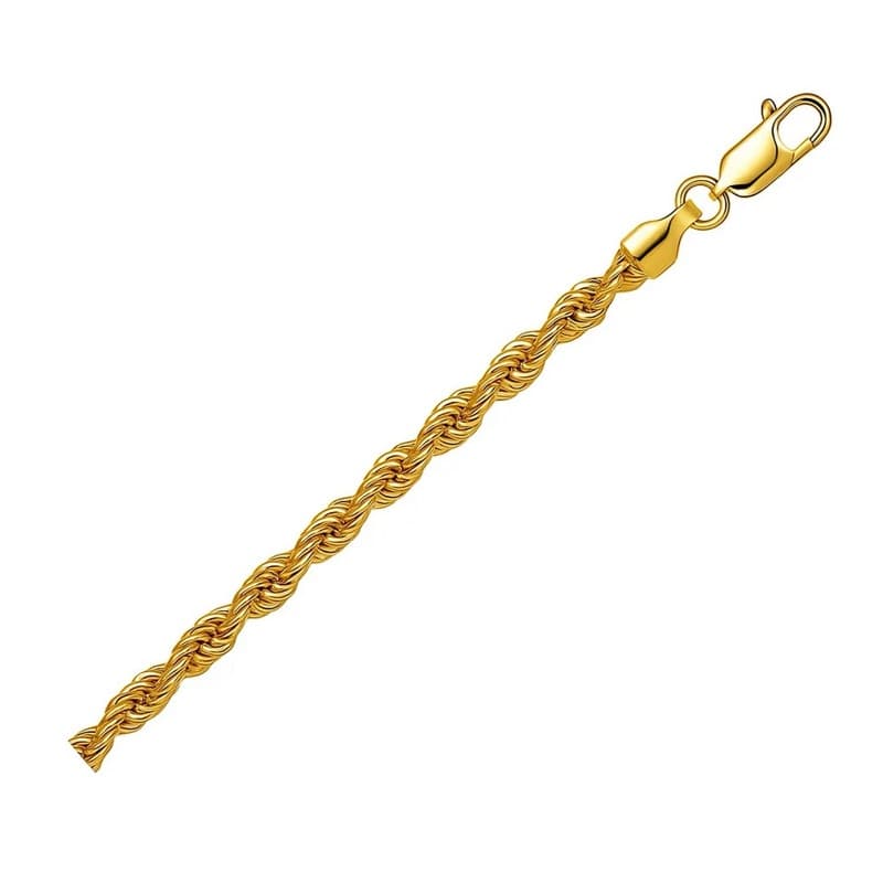 Pulsera Cordón, Oro Amarillo 10K