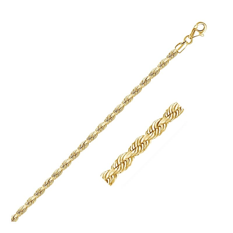Rope Bracelet, 14K Yellow Gold