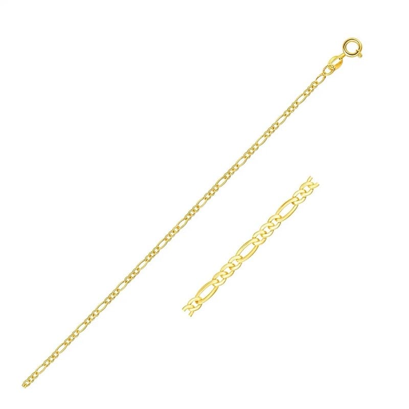 Figaro Bracelet, 14K Yellow Gold